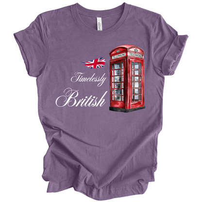 Timelessly British Red Phone Booth Unisex T-shirt