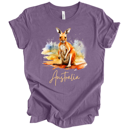 Aussie Hopper Kangaroo Travel Tee