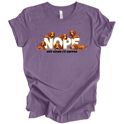 Dachshund NOPE Tee