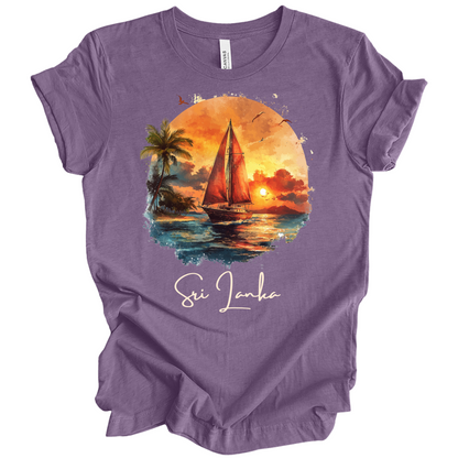 Sri Lanka Sunset Drift Tee