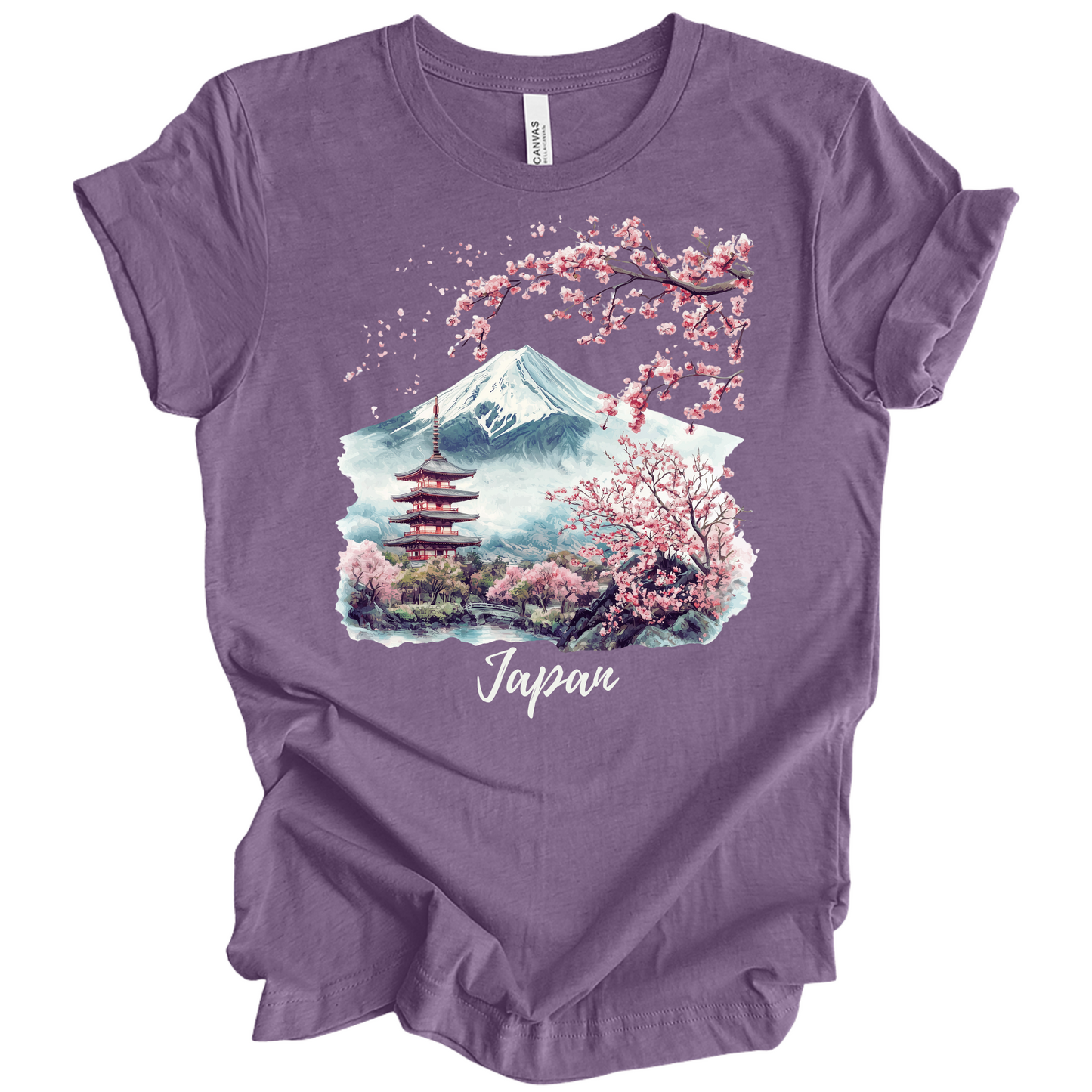 Serene Japan: Fuji & Temples Travel Tee