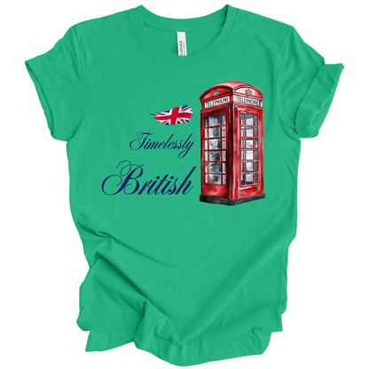 Timelessly British Red Phone Booth Unisex T-shirt