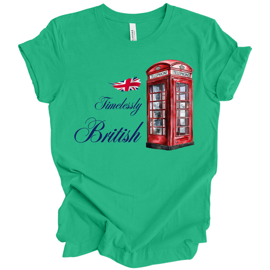 Timelessly British Red Phone Booth Unisex T-shirt