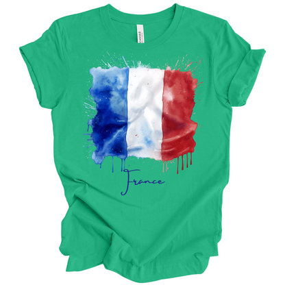Vive La France: French Flag Tee