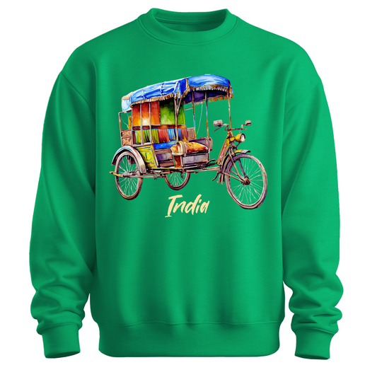 Rickshaw Rides: Explore India Sweatshirt