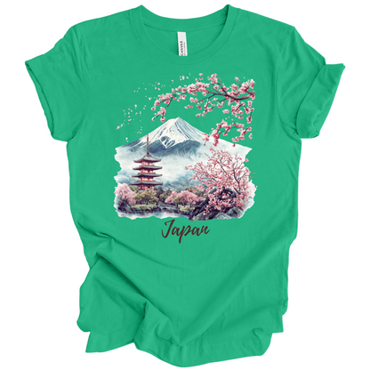 Serene Japan: Fuji & Temples Travel Tee
