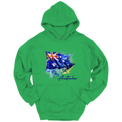 Aussie Pride Artistic Flag Hoodie
