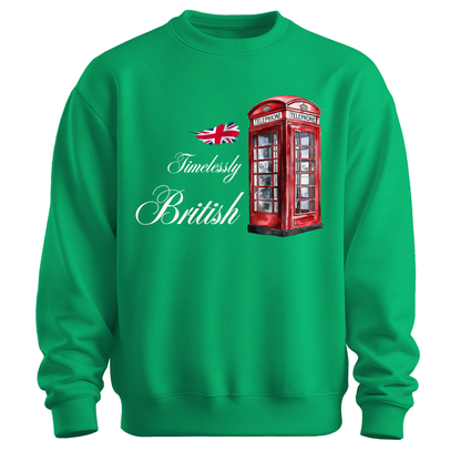 Timelessly British Red Phone Booth Unisex Sweatshirt