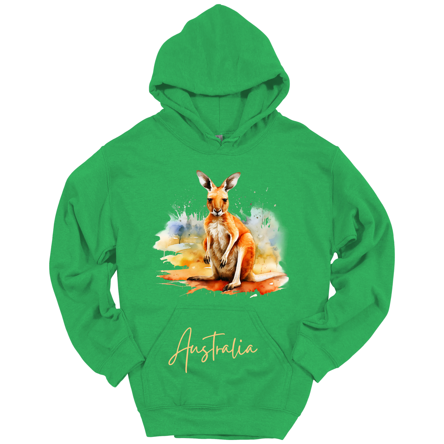 Aussie Hopper Kangaroo Travel Hoodie