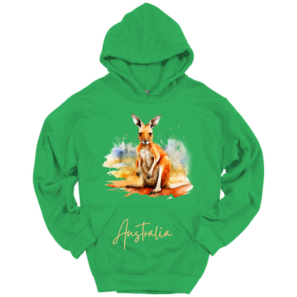 Aussie Hopper Kangaroo Travel Hoodie