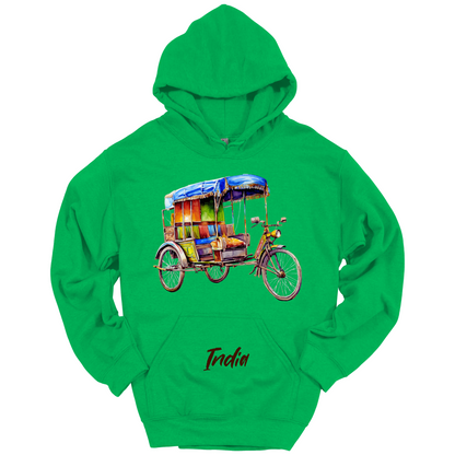 Rickshaw Rides: Explore India Hoodie