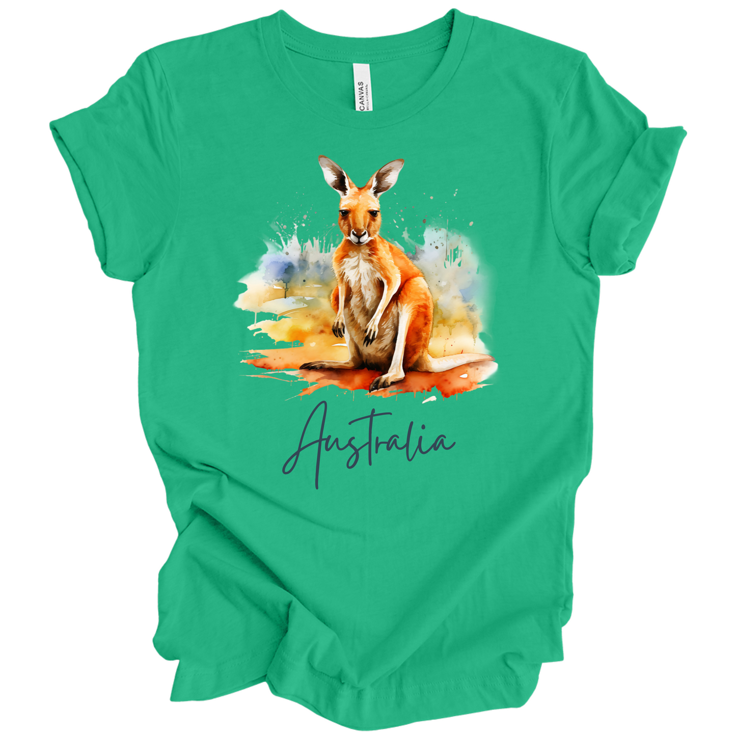 Aussie Hopper Kangaroo Travel Tee