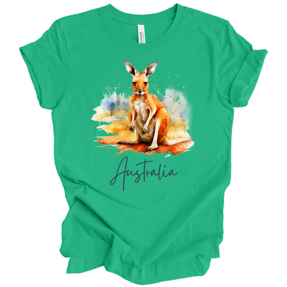 Aussie Hopper Kangaroo Travel Tee