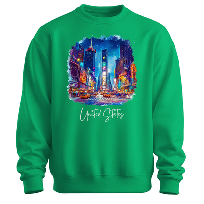 USA Time Square Sweatshirt