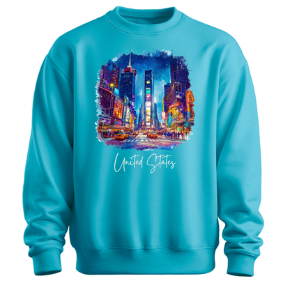 USA Time Square Sweatshirt