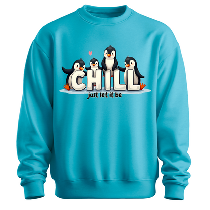 Chill Vibes Only – Penguin Edition Sweatshirt