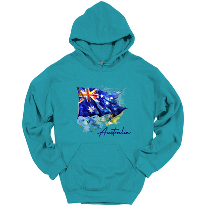 Aussie Pride Artistic Flag Hoodie