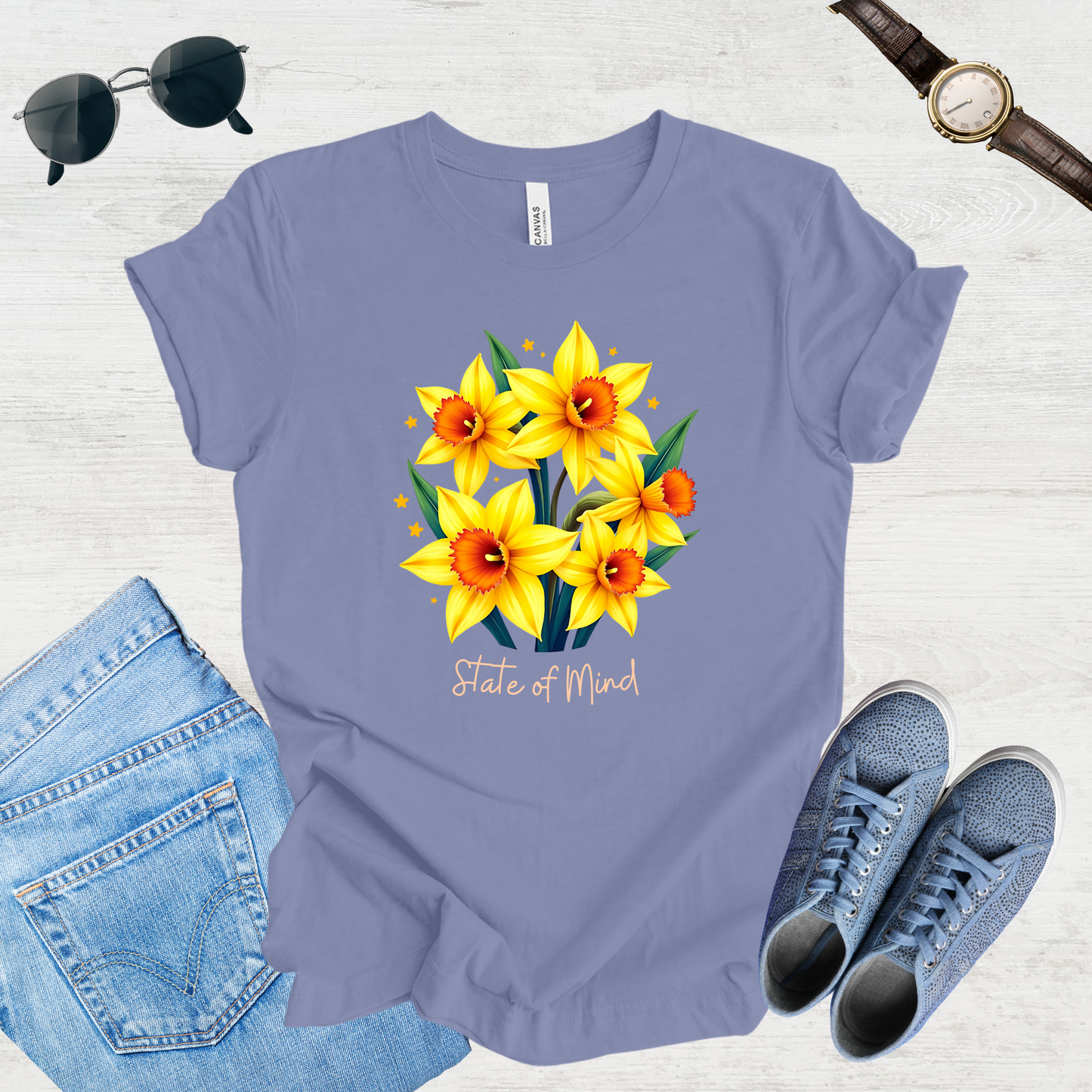 State of Mind Daffodil Bloom Tee
