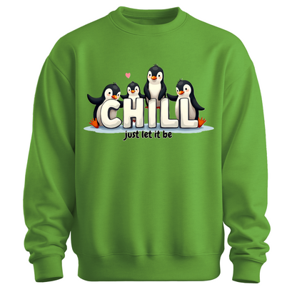 Chill Vibes Only – Penguin Edition Sweatshirt