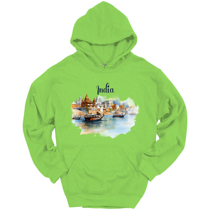 Sacred Waters: Ganga River India Hoodie