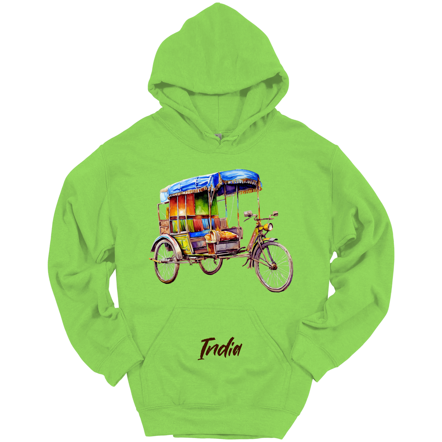 Rickshaw Rides: Explore India Hoodie