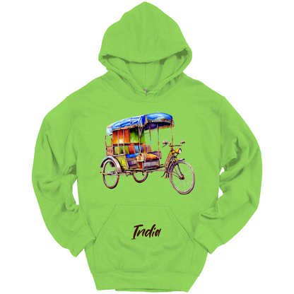 Rickshaw Rides: Explore India Hoodie
