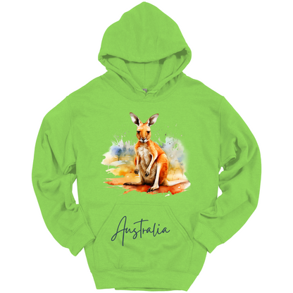 Aussie Hopper Kangaroo Travel Hoodie