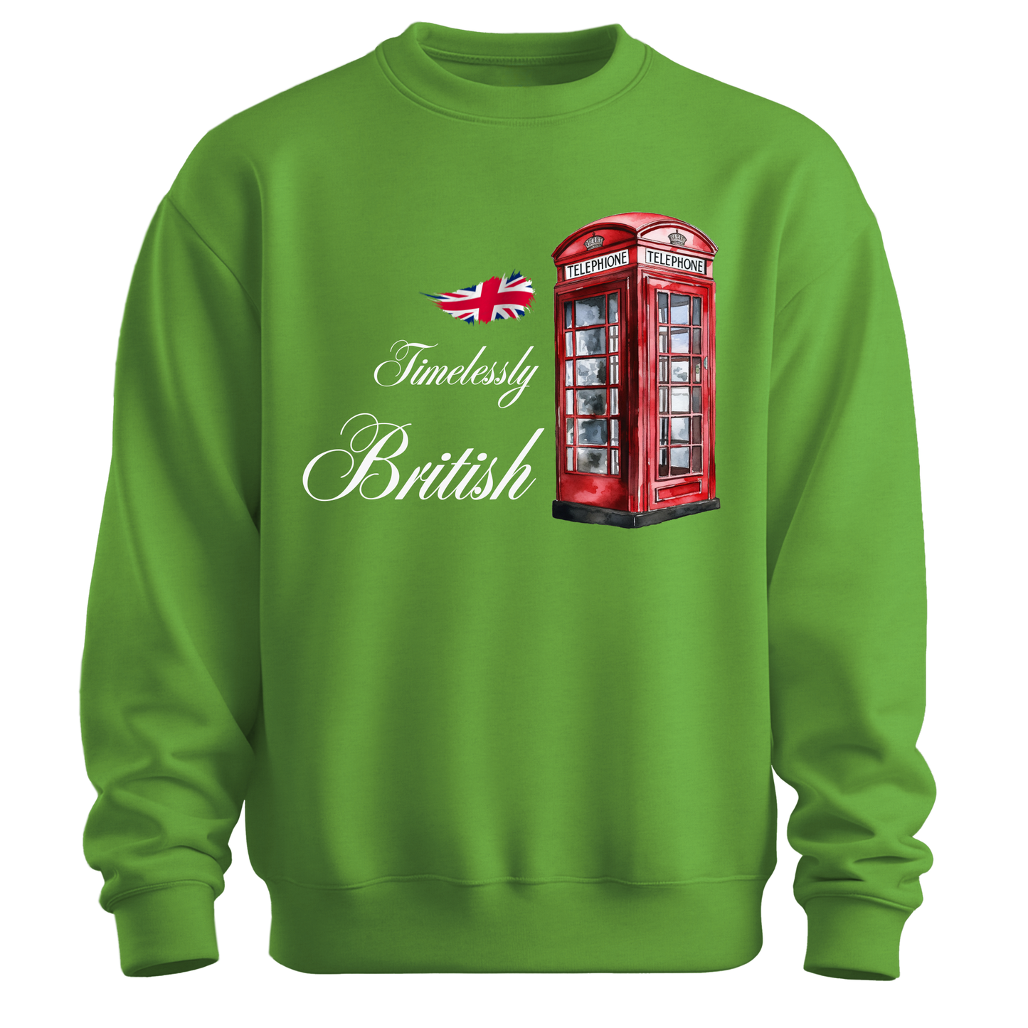 Timelessly British Red Phone Booth Unisex Sweatshirt