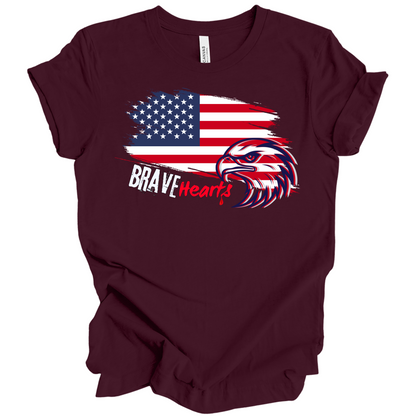 Brave Hearts – Patriot Hawk Tee