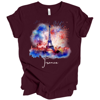 Wanderlust France, Paris: Eiffel Tower Tee