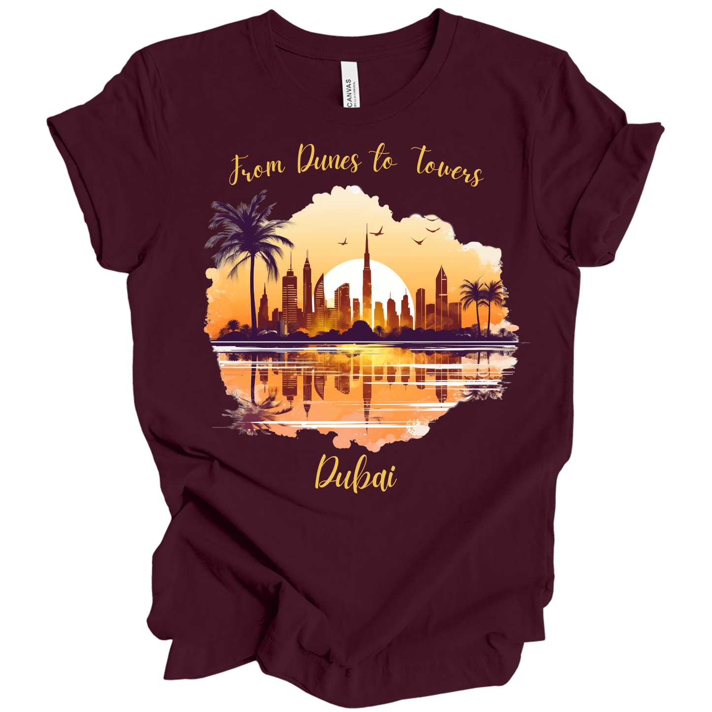 From Dunes to Towers: Dubai Adventure Tee
