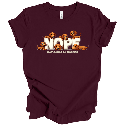 Dachshund NOPE Tee