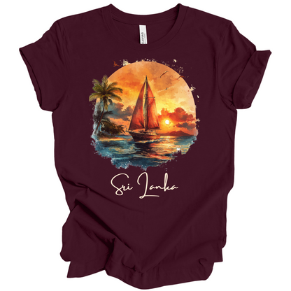 Sri Lanka Sunset Drift Tee