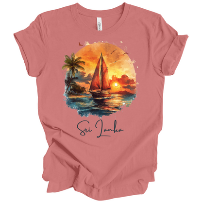 Sri Lanka Sunset Drift Tee