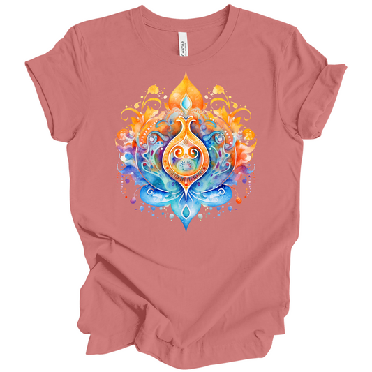 Ethereal Lotus Yoga Tee