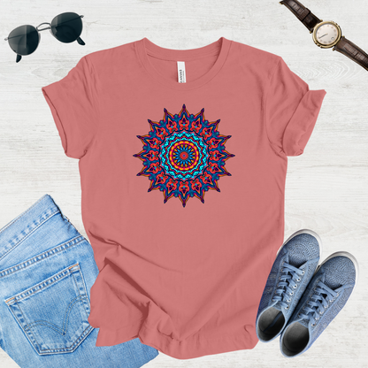 Radiant Mandala Unisex Tee