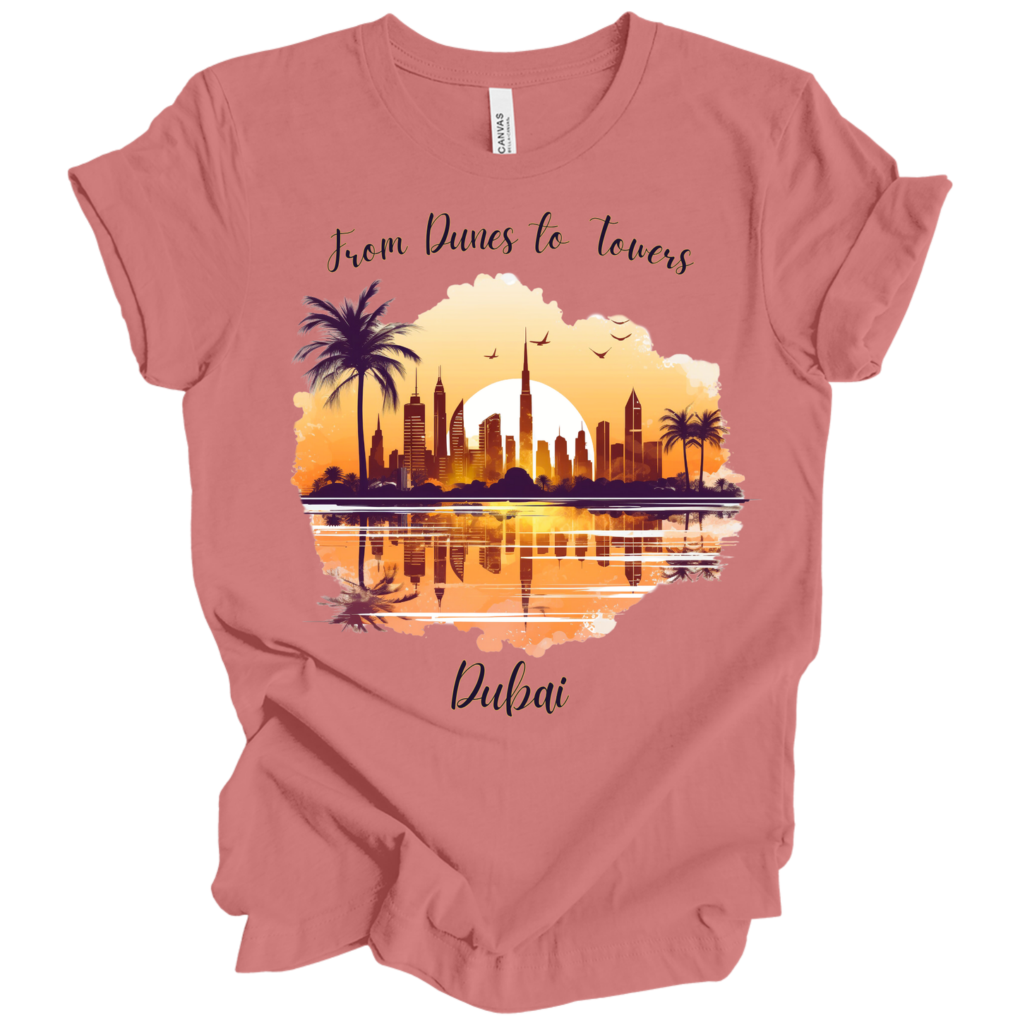 From Dunes to Towers: Dubai Adventure Tee