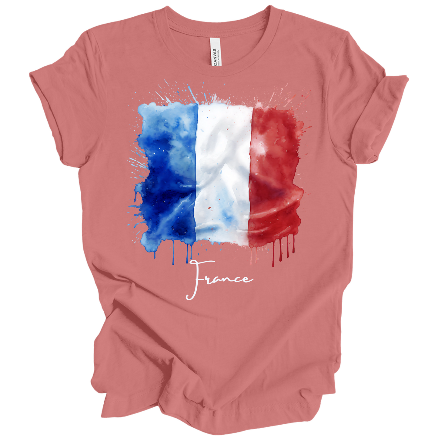 Vive La France: French Flag Tee