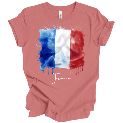 Vive La France: French Flag Tee