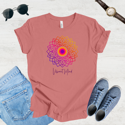 Vibrant Mind Mandala Unisex Tee
