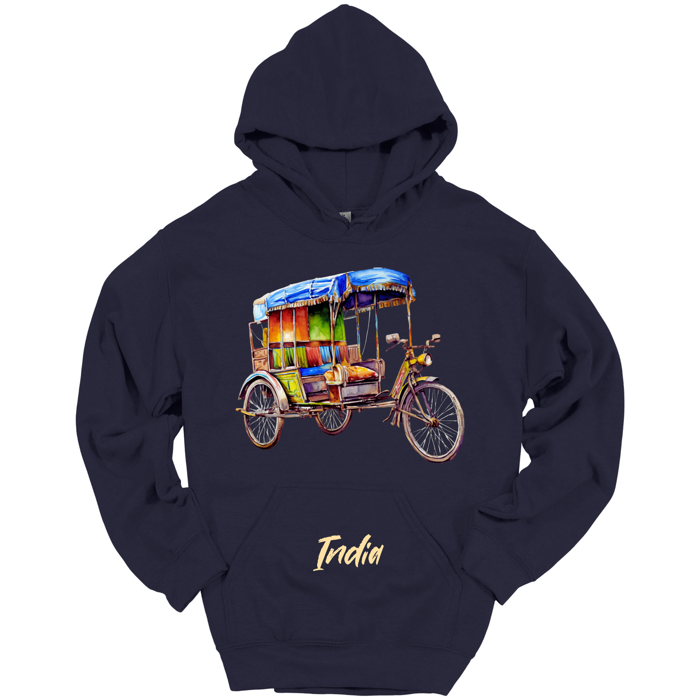 Rickshaw Rides: Explore India Hoodie