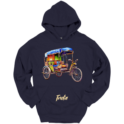 Rickshaw Rides: Explore India Hoodie