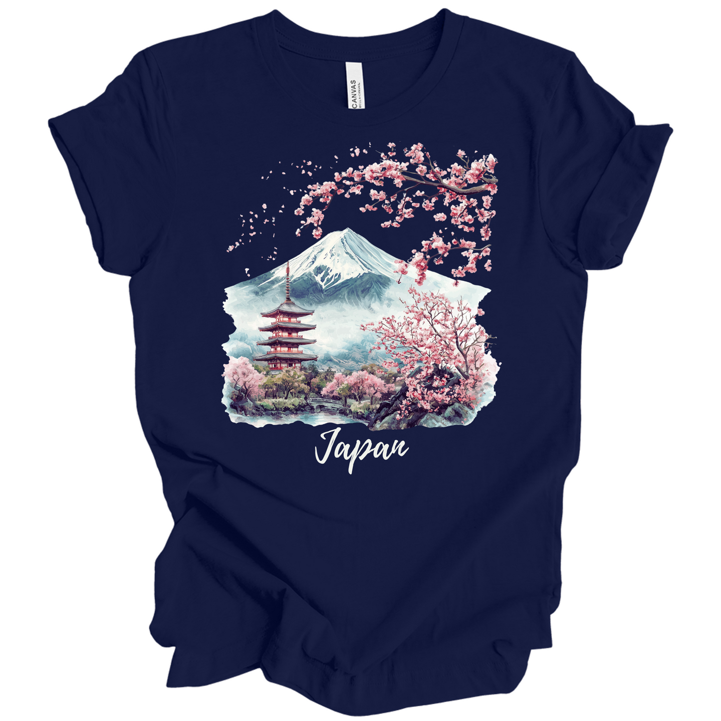 Serene Japan: Fuji & Temples Travel Tee