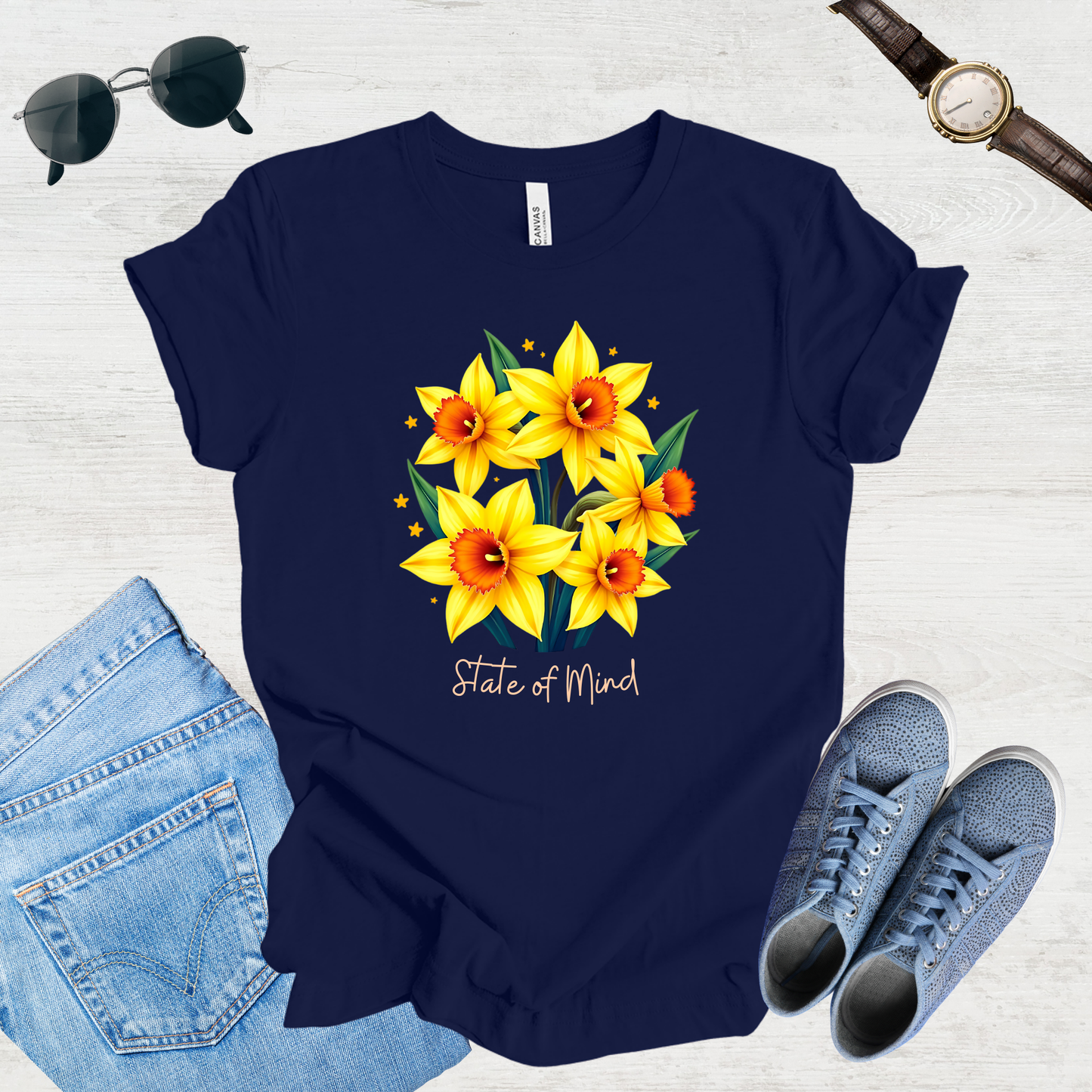State of Mind Daffodil Bloom Tee