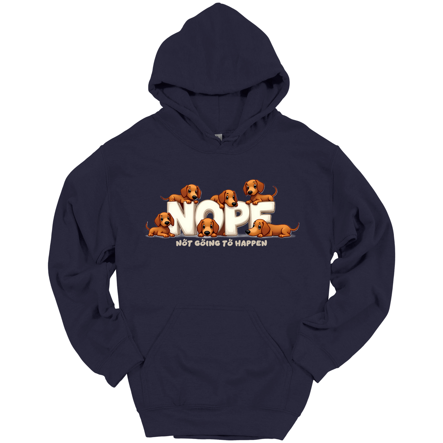 Dachshund NOPE Hoodie