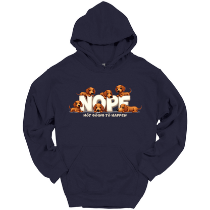 Dachshund NOPE Hoodie