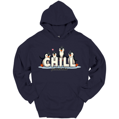 Chill Vibes Only – Penguin Edition Hoodie