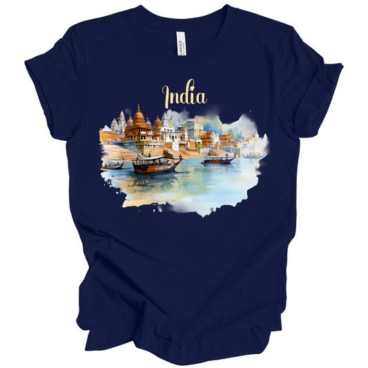 Sacred Waters: Ganga River India Tee