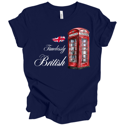 Timelessly British Red Phone Booth Unisex T-shirt
