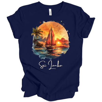 Sri Lanka Sunset Drift Tee